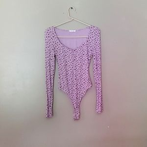 Floral Unitard Shirt